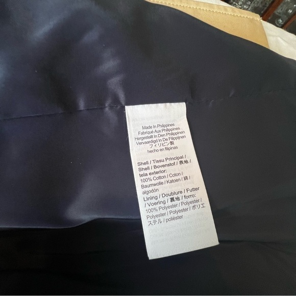 J.Crew Short Trench Jacket in Vintage Khaki Size Medium - Picture 10 of 12